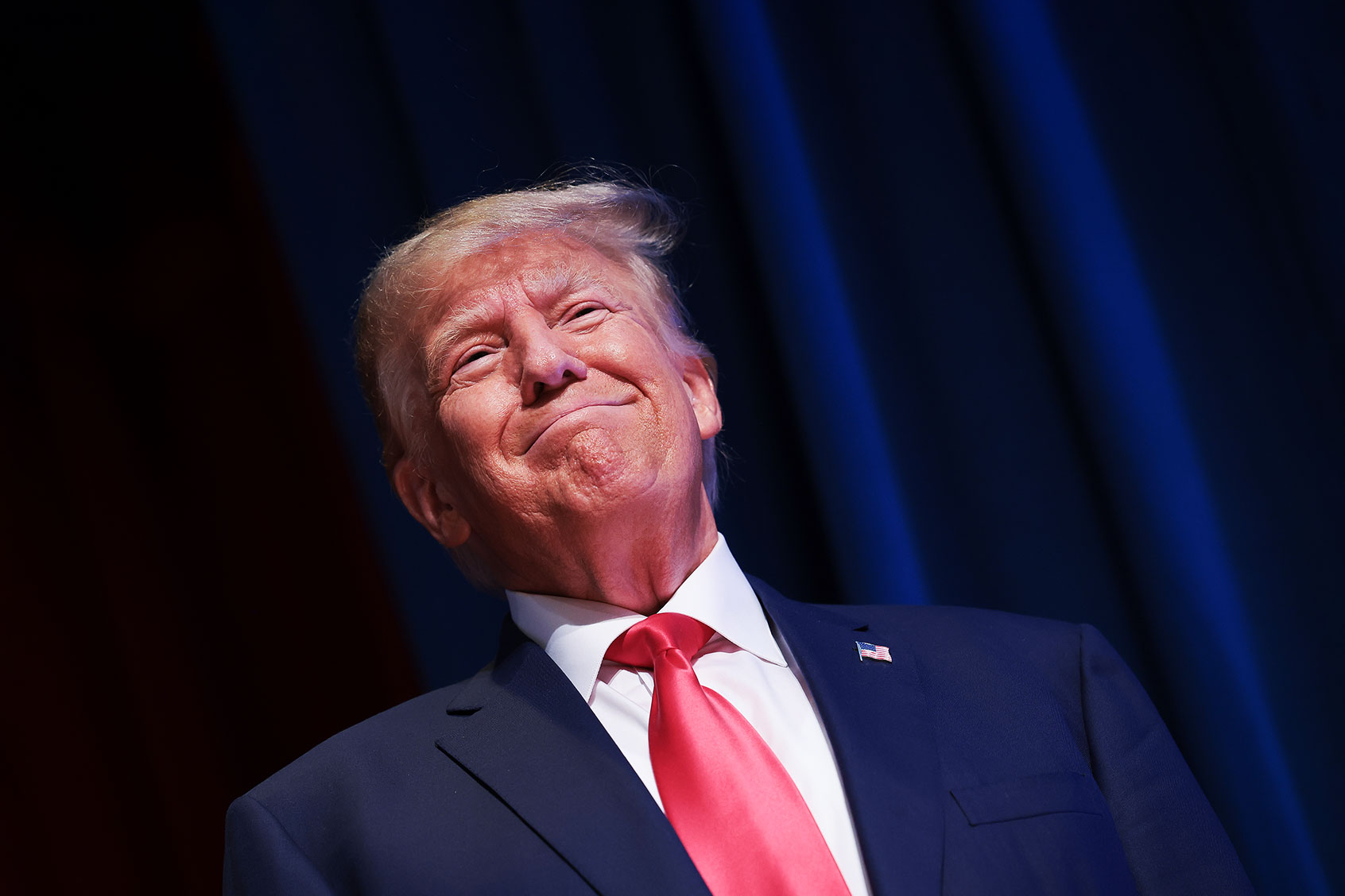Republican presidential candidate former U.S. President Donald Trump arrives to deliver remarks June 10, 2023 in Greensboro, North Carolina. (Win McNamee/Getty Imagesv)