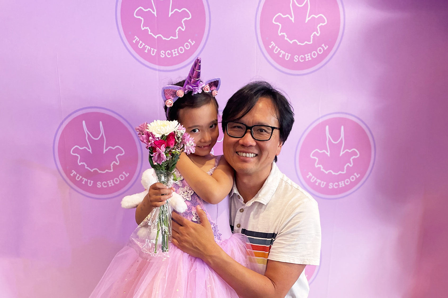 The author and his daughter (Photo courtesy of author)