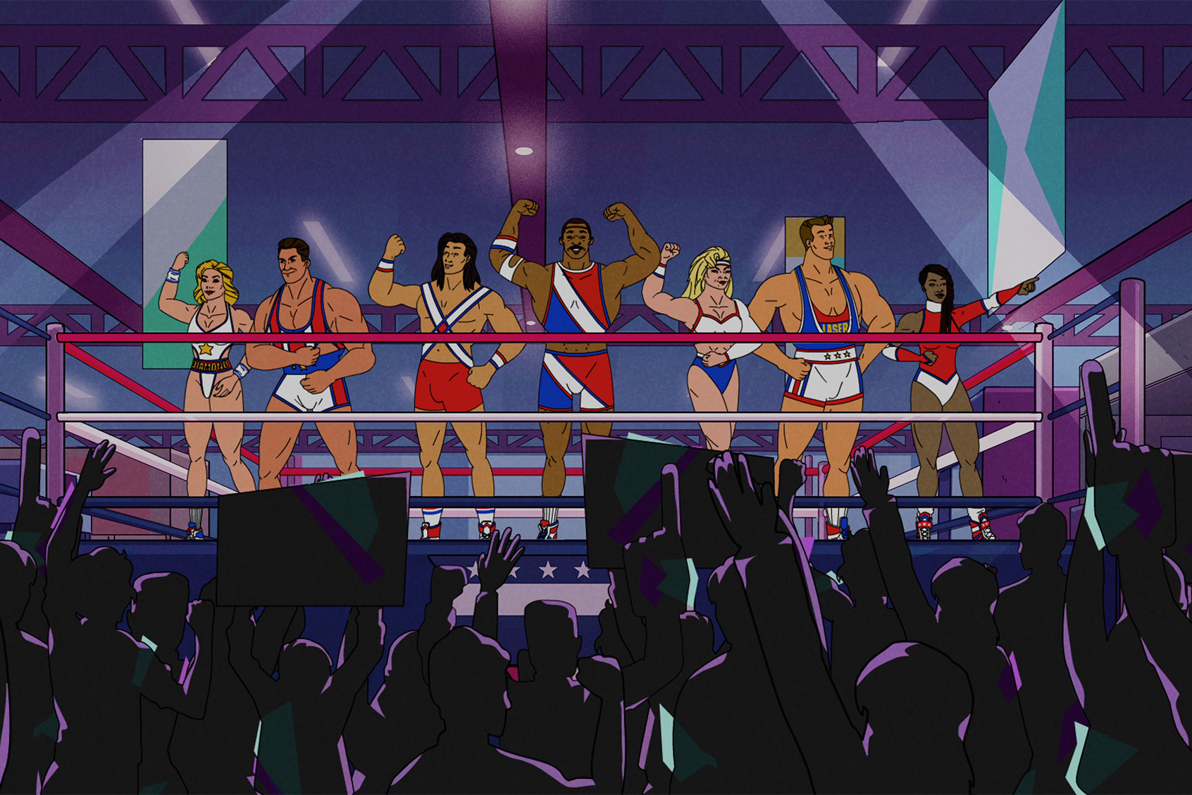 Muscles & Mayhem: An Unauthorized Story of American Gladiators (Photo courtesy of Netflix)
