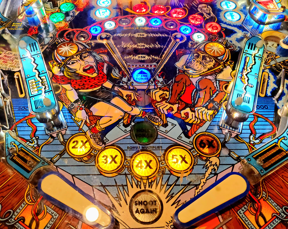 Pinball Strange Science Playfield