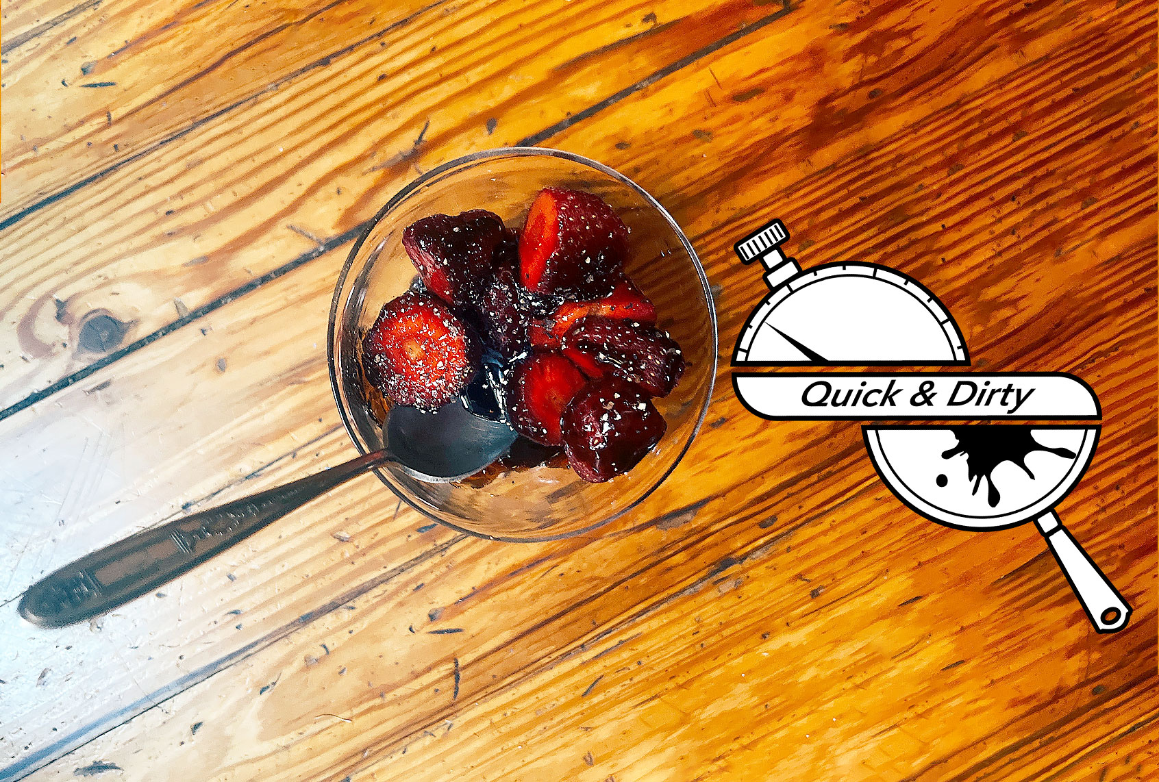 Balsamic Pepper Strawberries (Mary Elizabeth Williams)