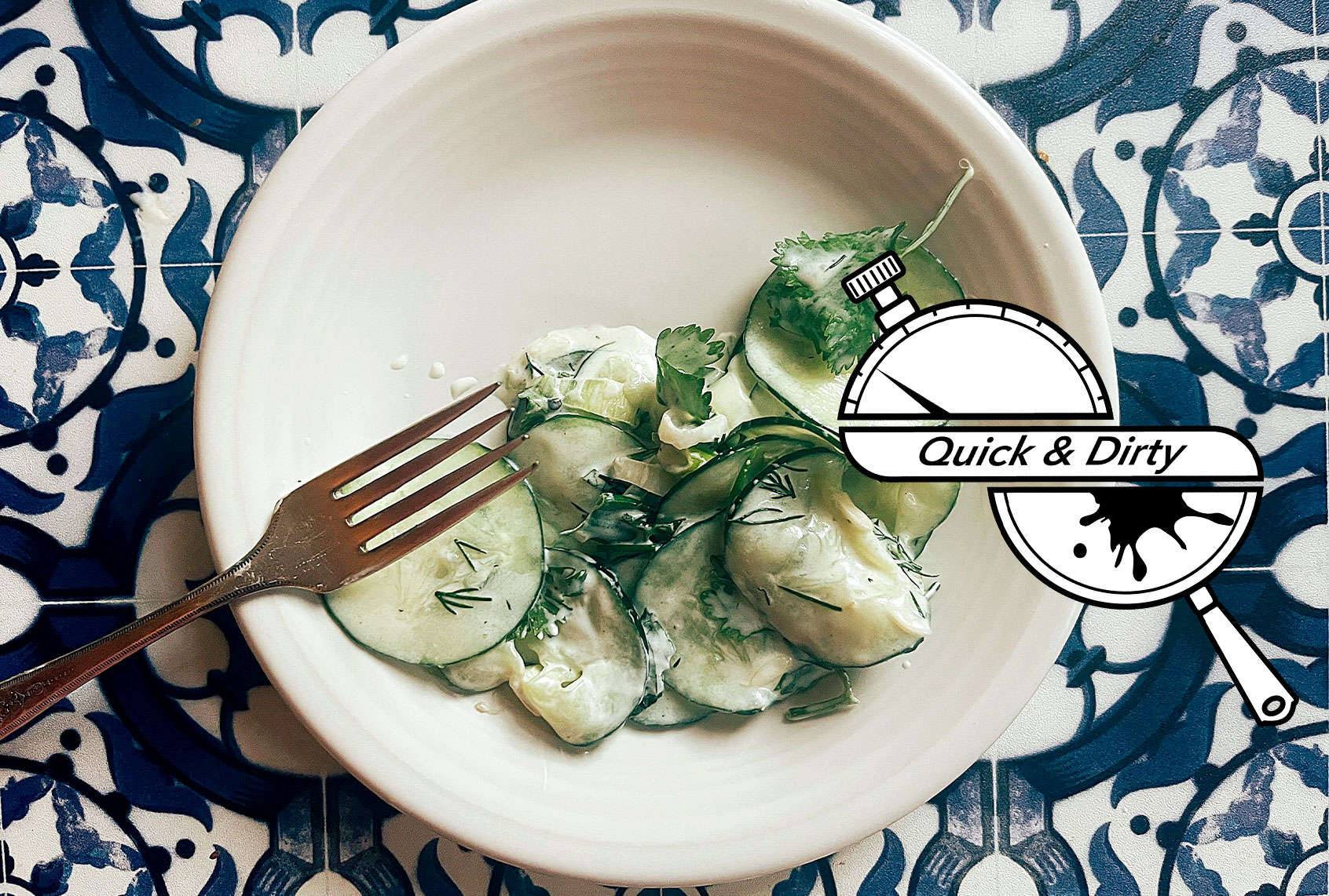 Creamy cucumber salad (Mary Elizabeth Williams)