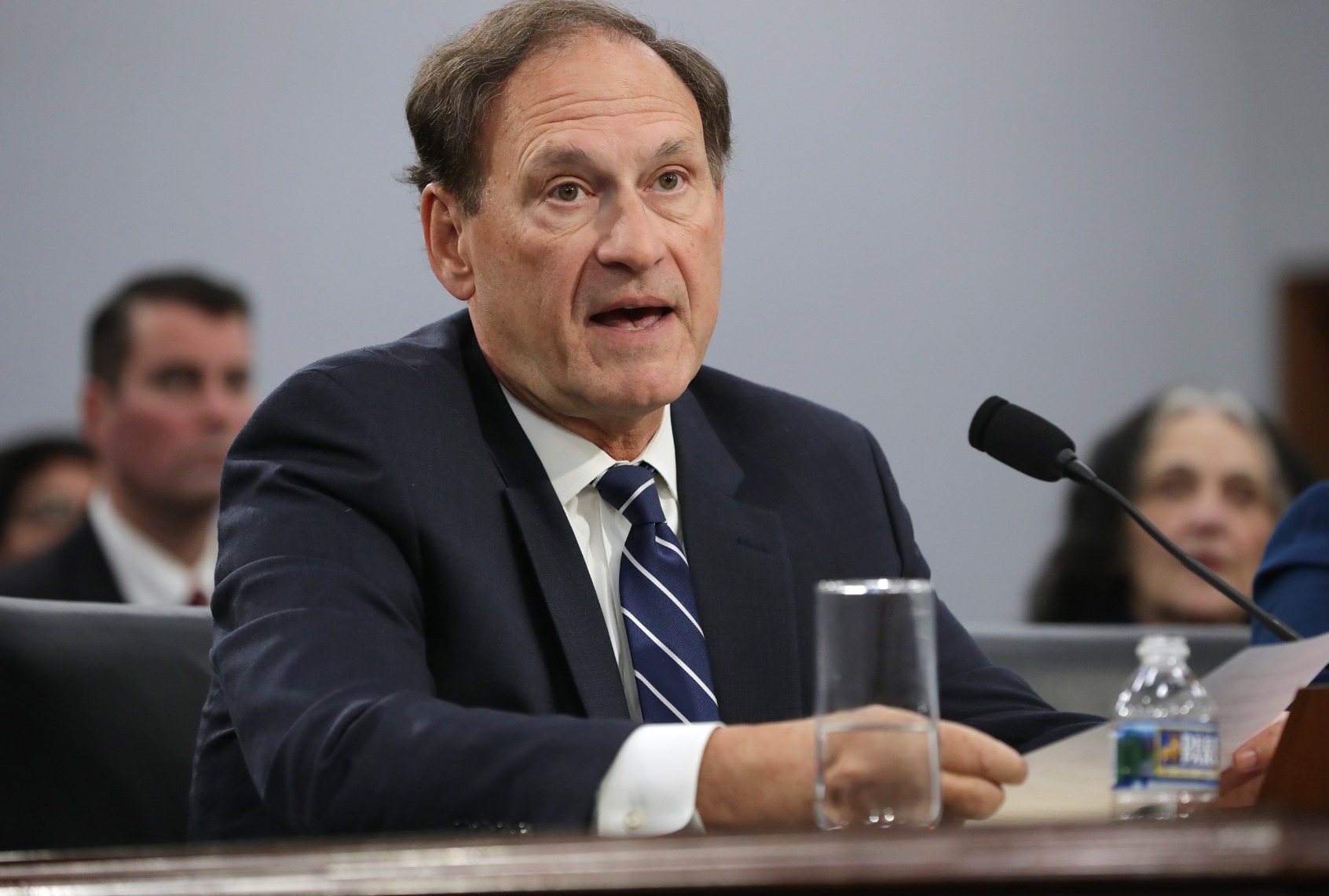 U.S. Supreme Court Associate Justice Samuel Alito testifies about the court's budget during a hearing of the House Appropriations Committee's Financial Services and General Government Subcommittee March 07, 2019 in Washington, DC. (Chip Somodevilla/Getty Images)