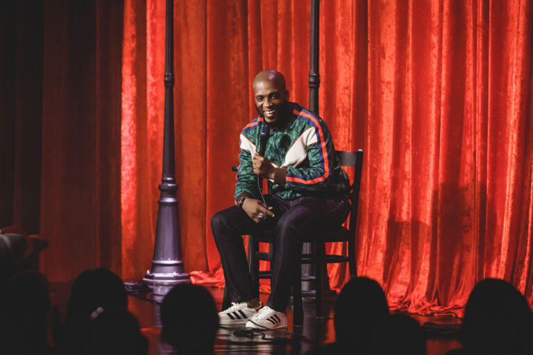 Comedian Ali Siddiq (David Wright)