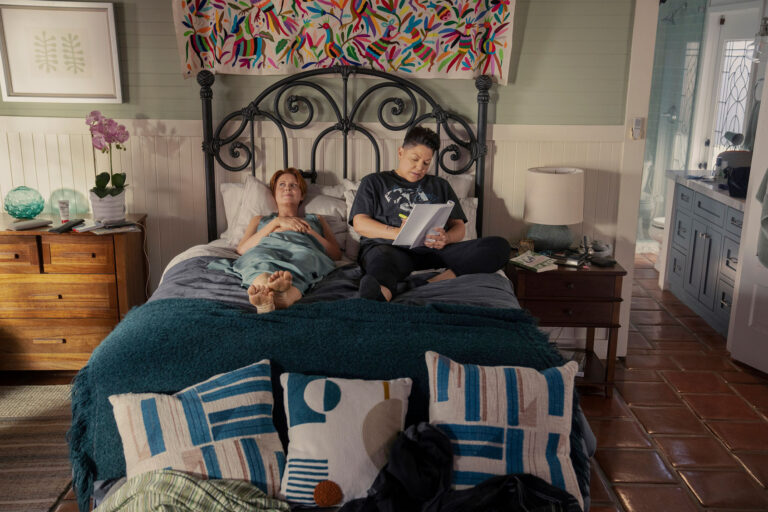 Cynthia Nixon and Sara Ramírez in "And Just Like That" (Craig Blankenhorn/Max)