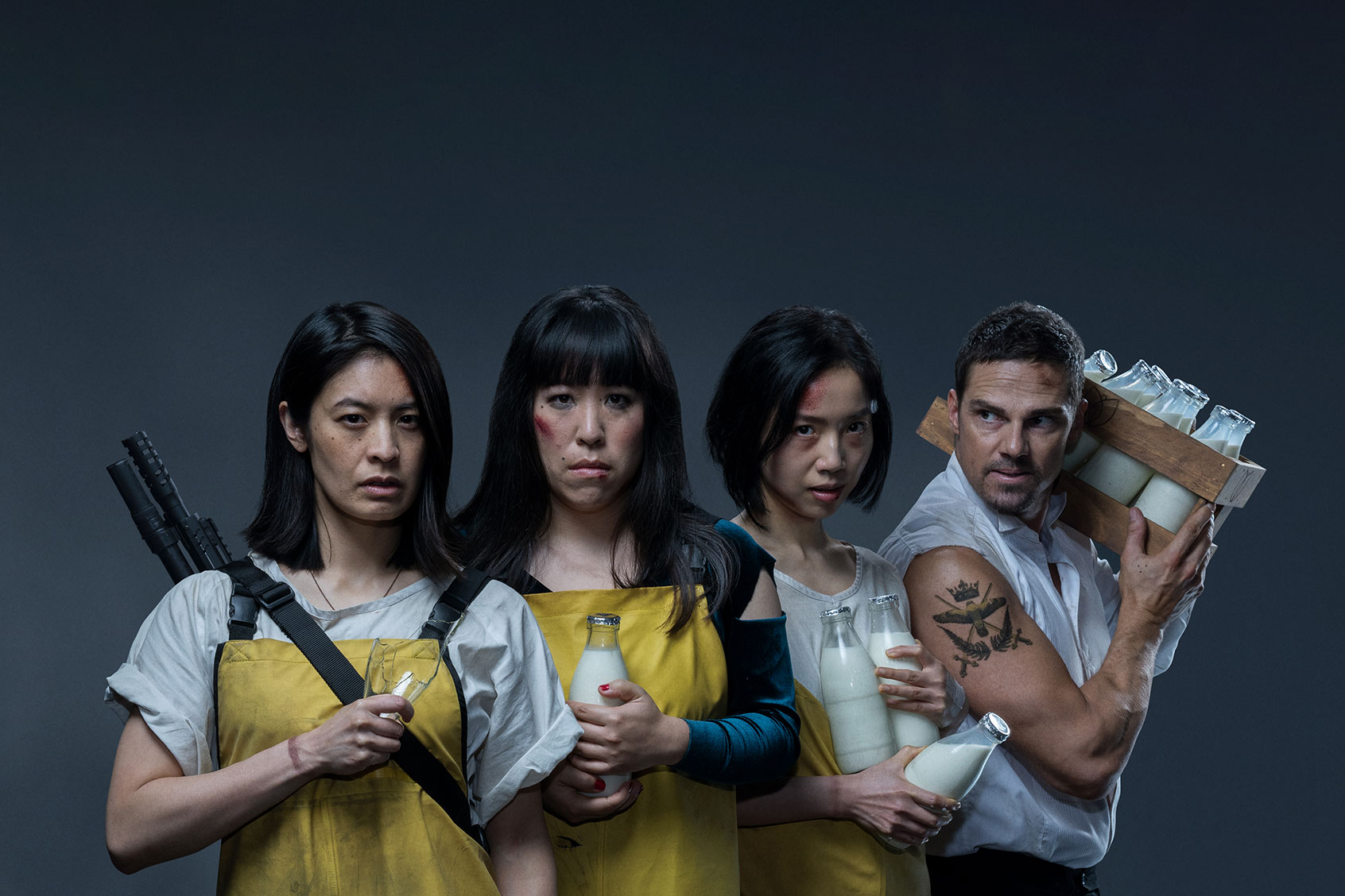 "Creamerie" stars J.J. Fong, Perlina Lau, Ally Xue and Jay Ryan (Matt Klitscher/Flat3 Productions)