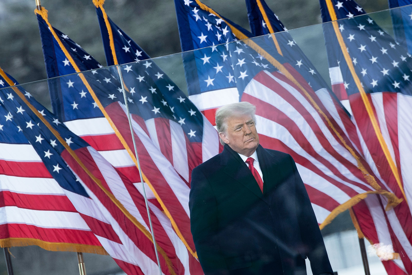 US President Donald Trump speaks to supporters from The Ellipse near the White House on January 6, 2021, in Washington, DC. (BRENDAN SMIALOWSKI/AFP via Getty Images)