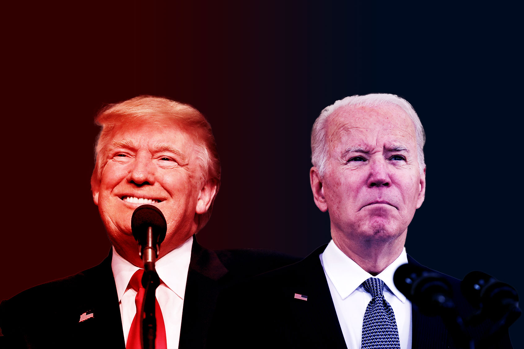 Donald Trump and Joe Biden (Photo illustration by Salon/Getty Images)
