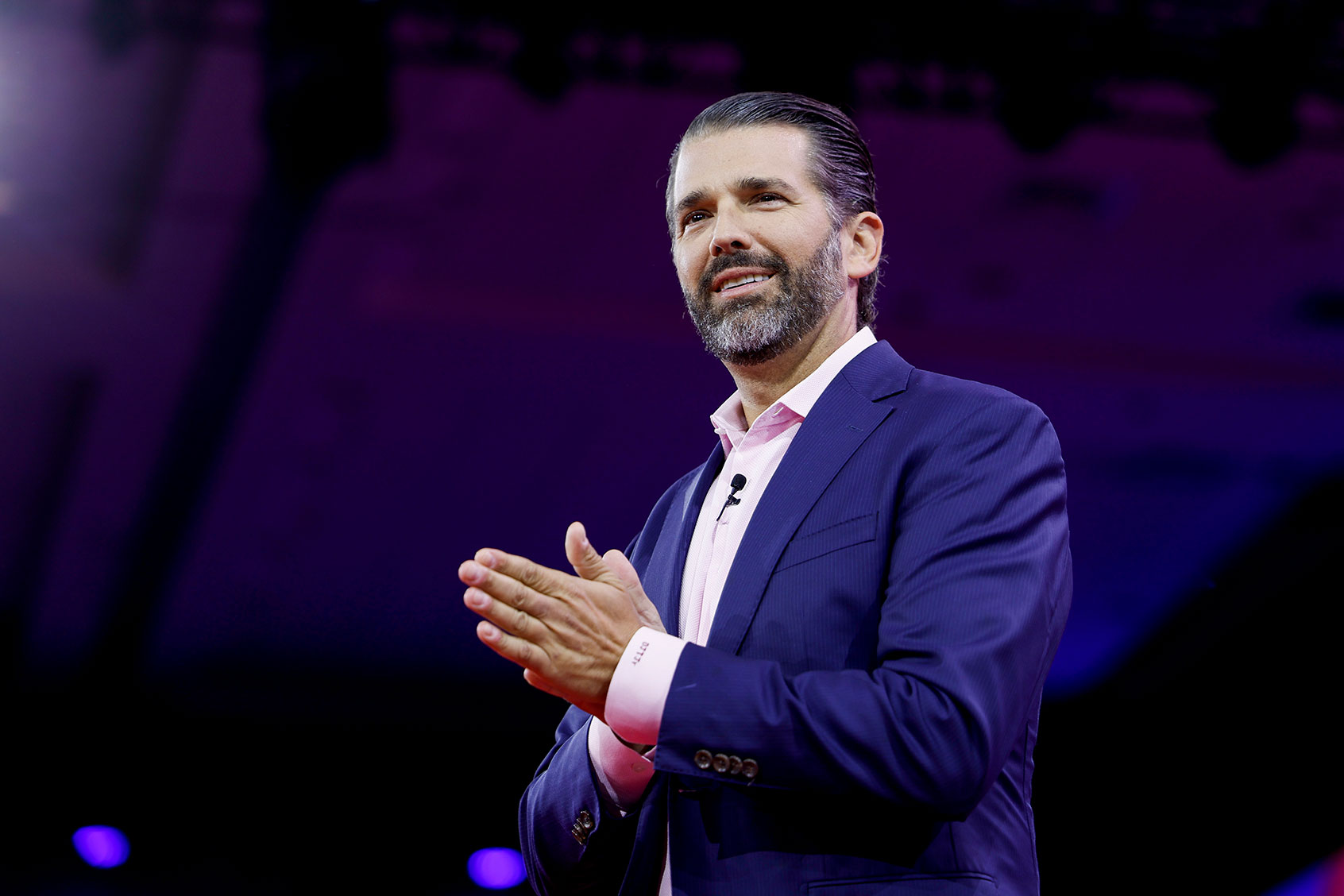 Donald Trump Jr. speaks during the annual Conservative Political Action Conference (CPAC) at the Gaylord National Resort Hotel And Convention Center on March 03, 2023 in National Harbor, Maryland. (Anna Moneymaker/Getty Images)