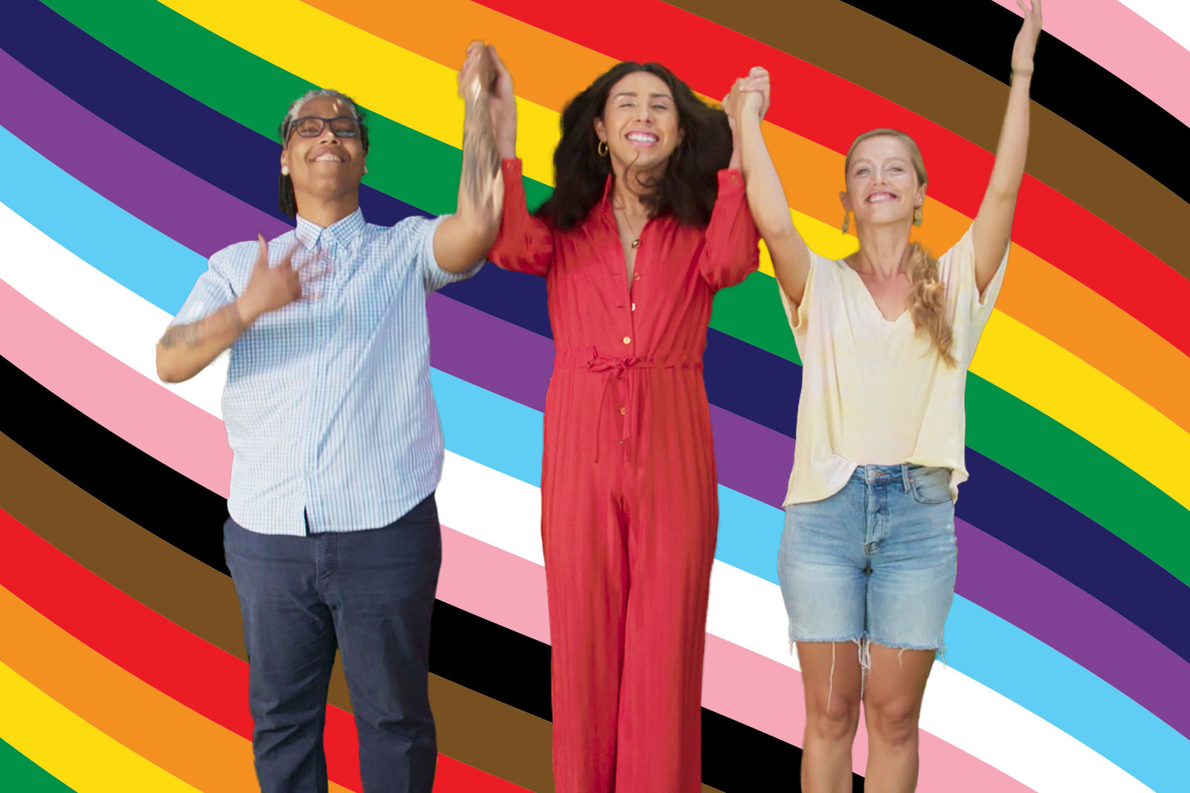 (left to right) Sean Saifa Wall, River Gallo and Alicia Roth Weigel from "Every Body," a documentary directed by Julie Cohen. (Photo illustration by Salon/Photo courtesy of Focus Features/Getty Images)