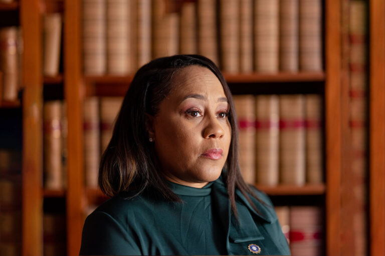 Fani Willis, the District Attorney of Fulton County, Georgia inside her office chambers in the Fulton County Justice Center Tower in Atlanta, Georgia on Tuesday, September 20, 2022. (David Walter Banks/Getty Images)