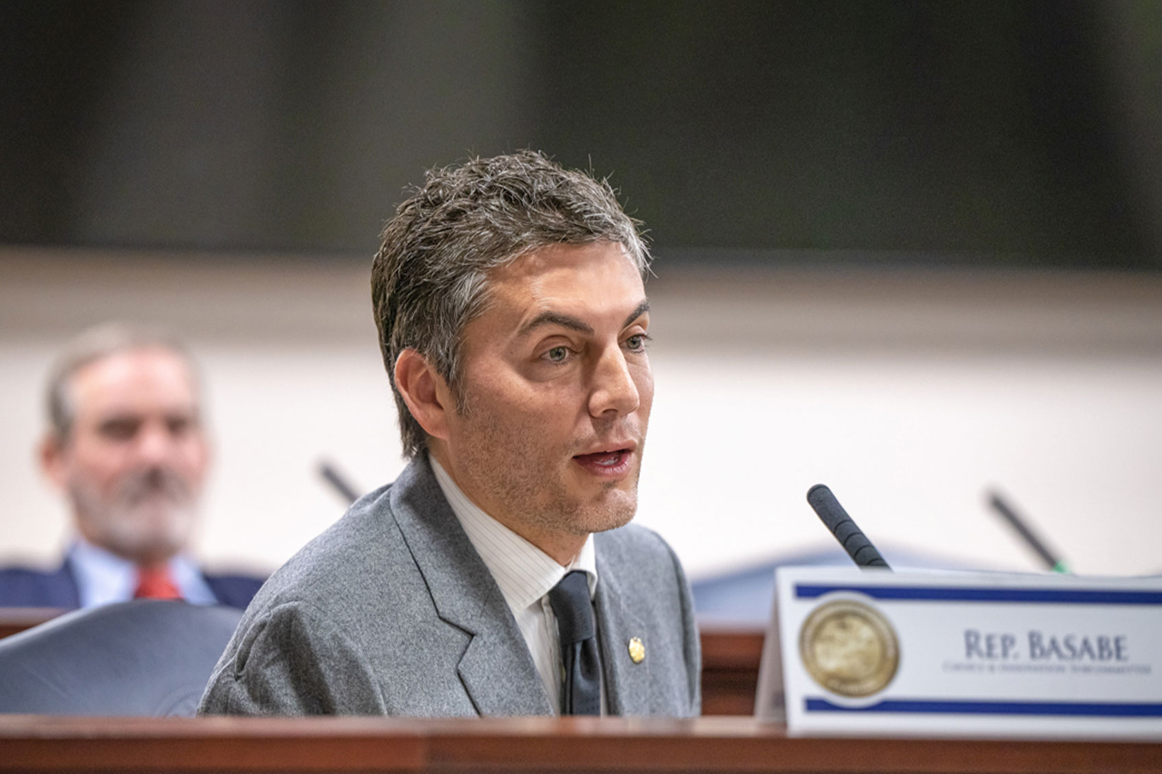 Rep. Fabian Basabe, R-Miami, offers comments during the Children, Families & Seniors Committee. January 4, 2023 (Courtesy of the Florida House of Representatives)
