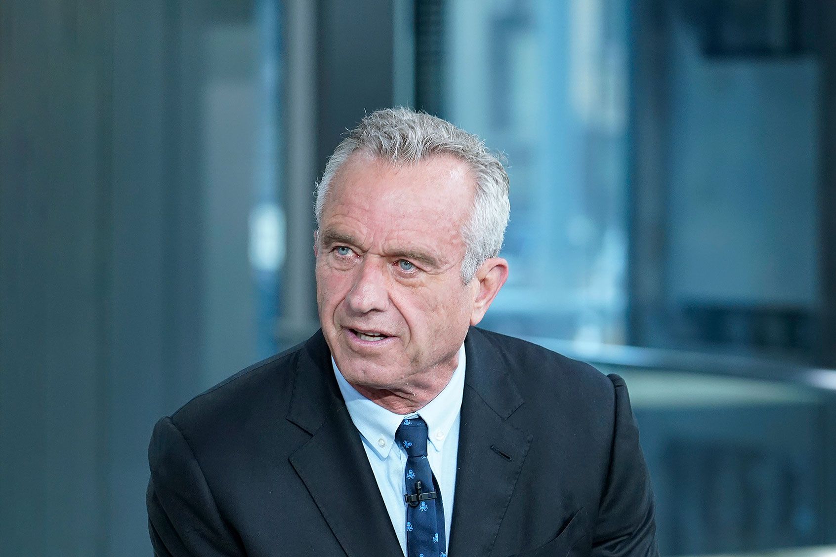 Democratic presidential candidate Robert F. Kennedy Jr. visits "Fox & Friends" at Fox News Channel Studios on July 14, 2023 in New York City. (John Lamparski/Getty Images)