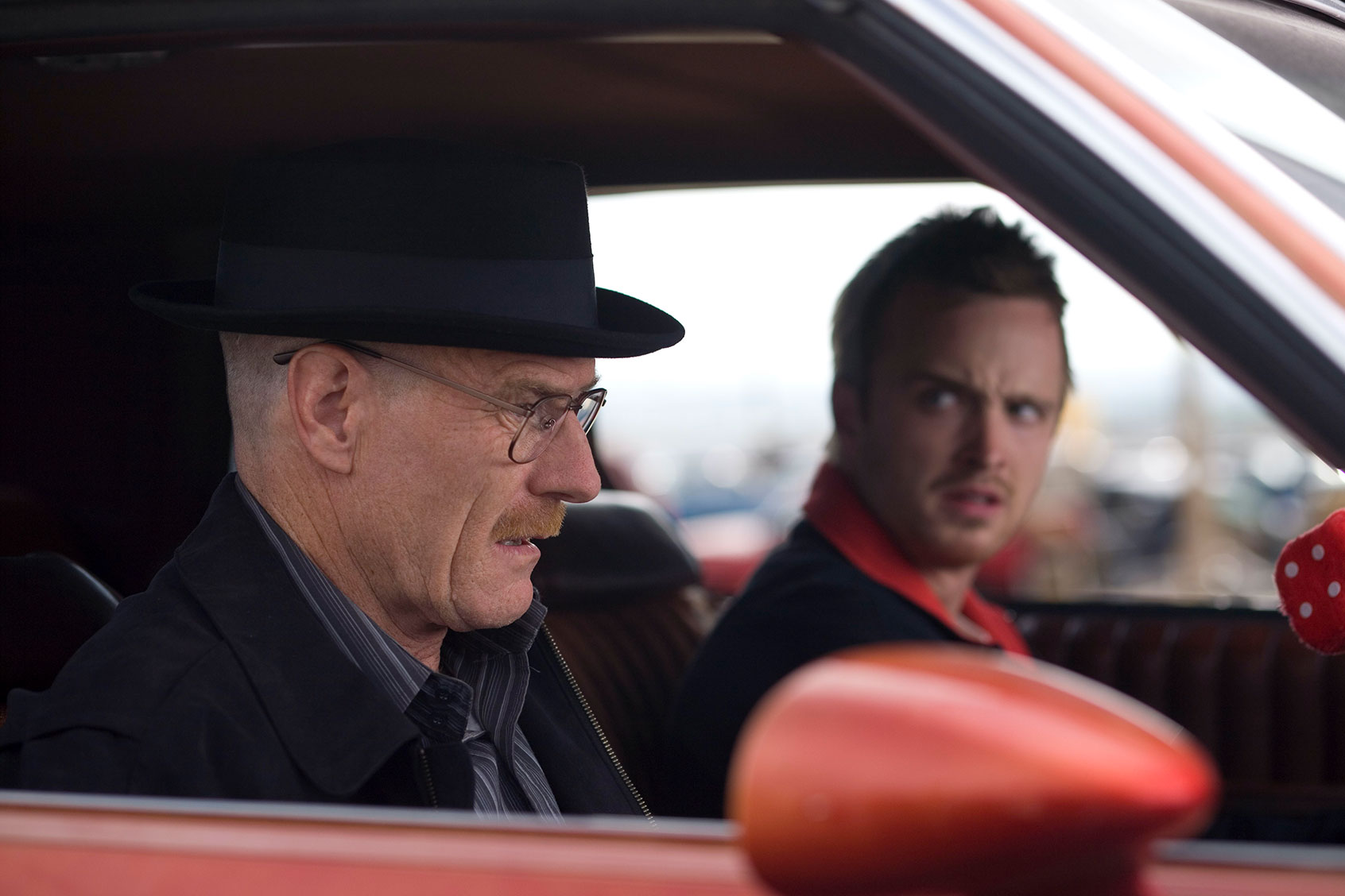 Bryan Cranston and Aaron Paul in "Breaking Bad" (Cathy Kanavy/AMC)