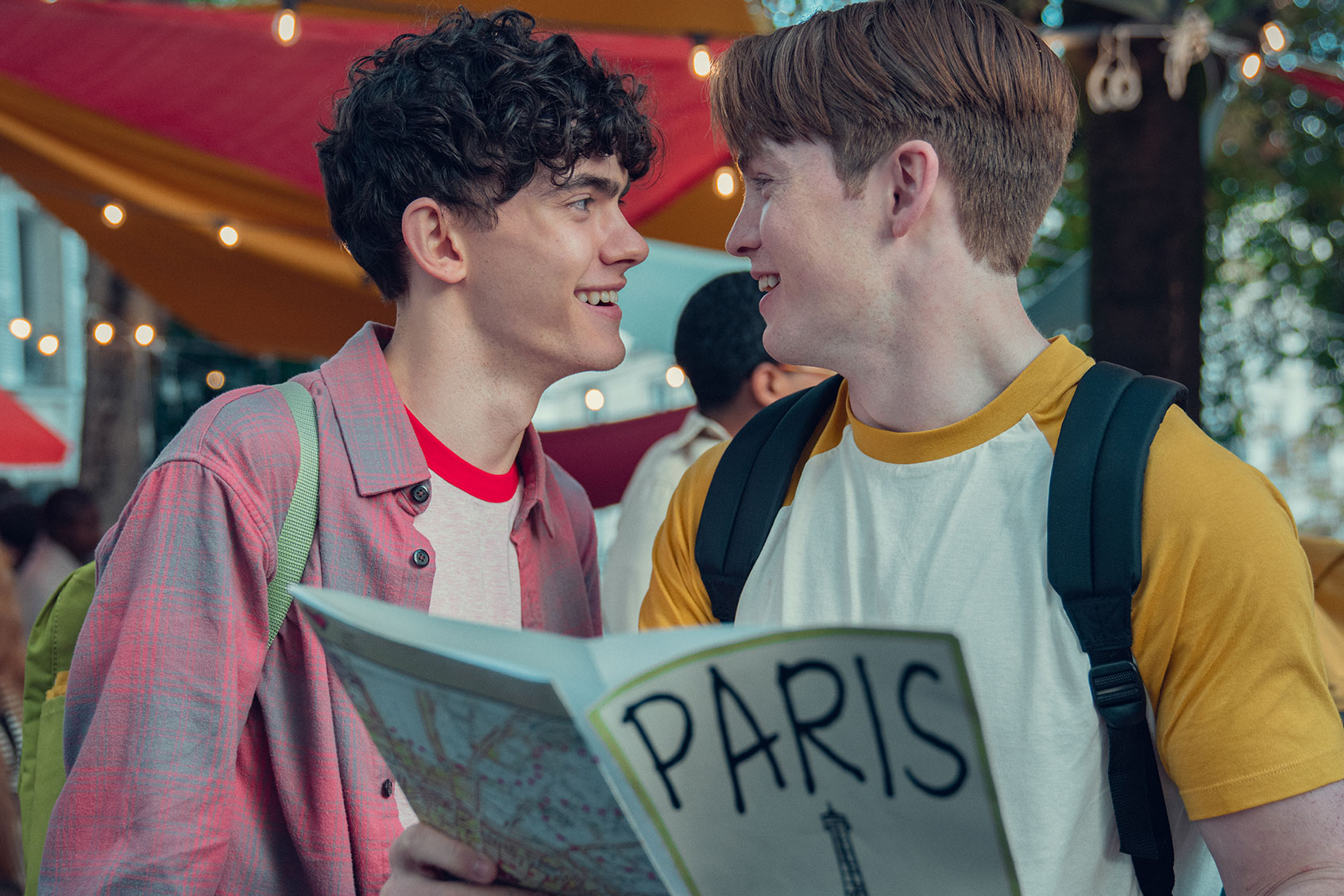 Joe Locke and Kit Connor in "Heartstopper" (Teddy Cavendish/Netflix)