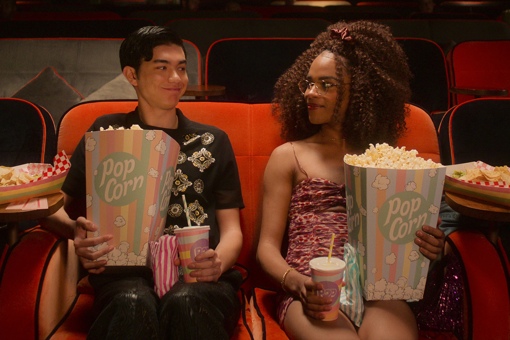 Will Gao and Yasmin Finney in "Heartstopper" (Netflix)