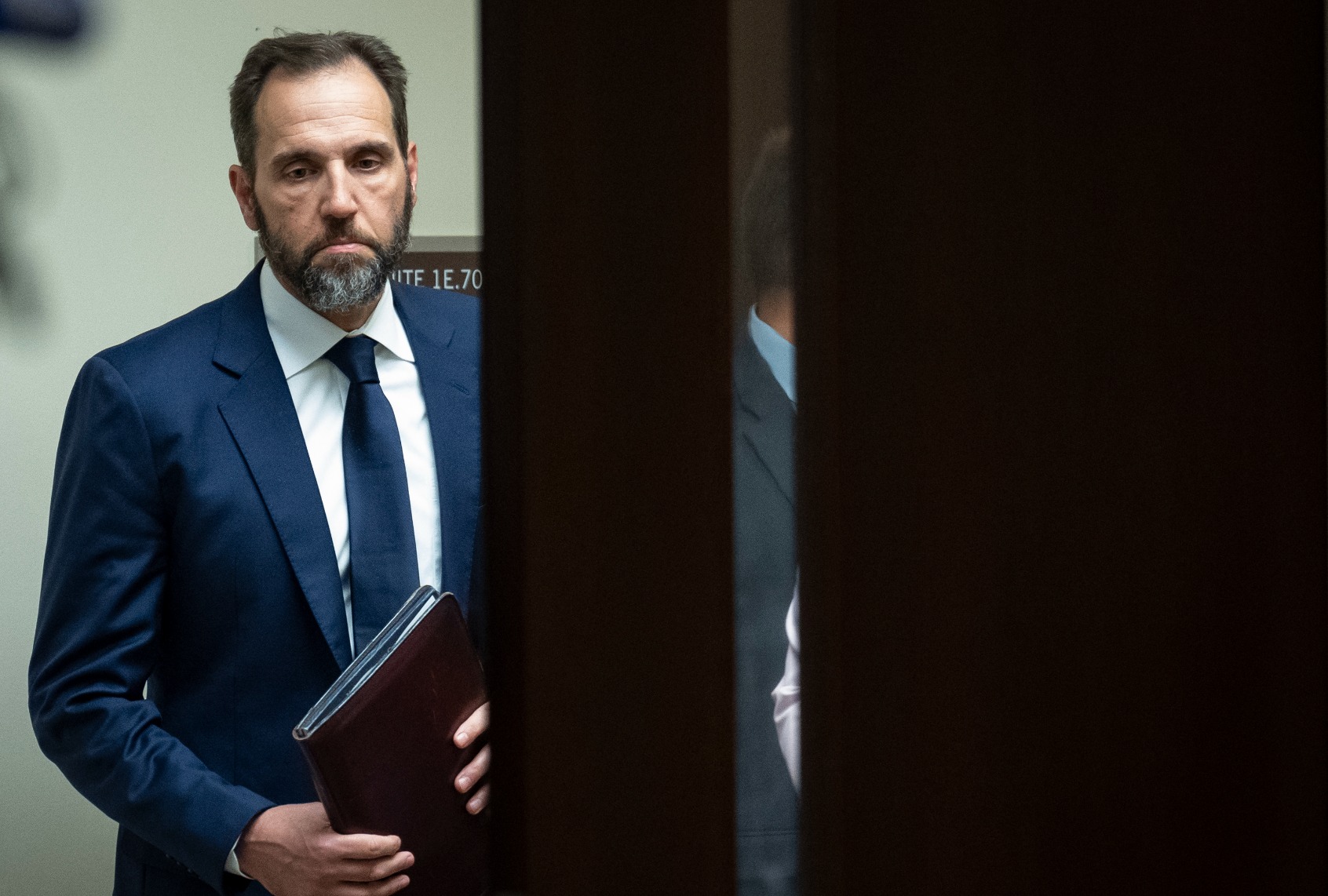 Special Counsel Jack Smith arrives to give remarks on a recently unsealed indictment including four felony counts against former U.S. President Donald Trump on August 1, 2023 in Washington, DC. (Drew Angerer/Getty Images)