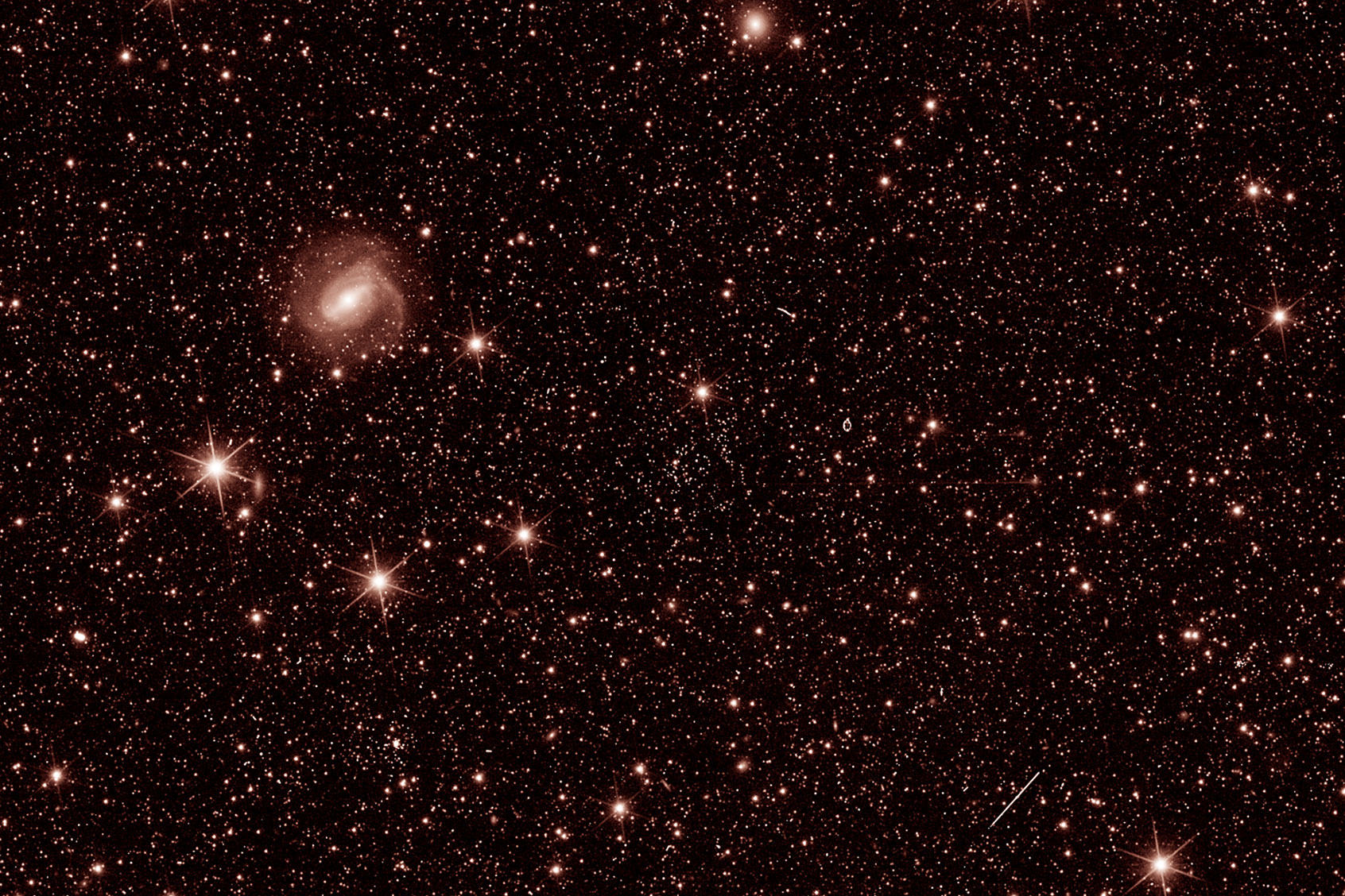 Early commissioning test image from Euclid’s Near-Infrared Spectrometer and Photometer (NISP) instrument (ESA/Euclid/Euclid Consortium/NASA)