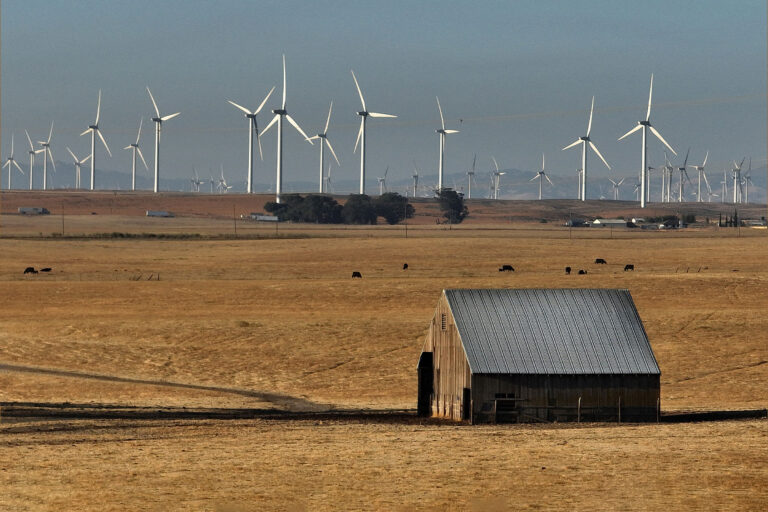 Silicon Valley investors Michael Moritz, Reid Hoffman, Marc Andreessen and Chris Dixon are backing a company called Flannery Associates that has been buying large parcels of land adjacent to Travis Air Force base approximately 60 miles northeast of San Francisco. (Justin Sullivan/Getty Images)