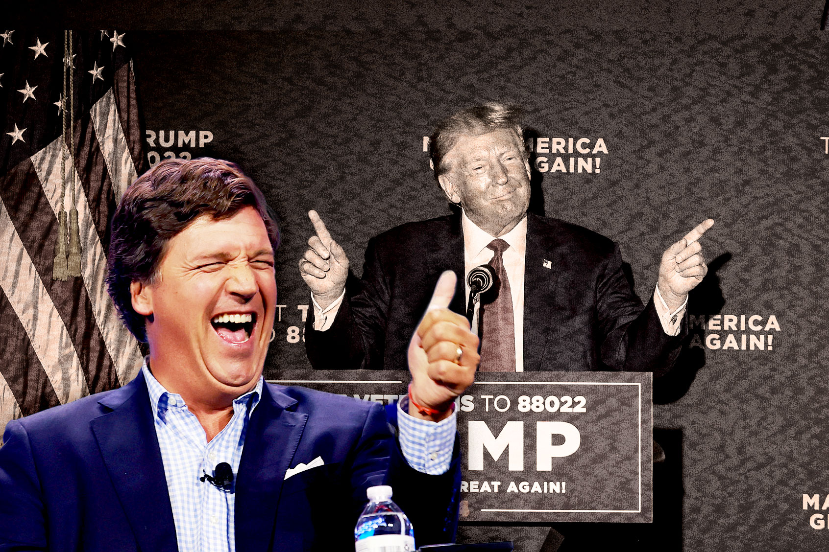 Tucker Carlson and Donald Trump (Photo illustration by Salon/Getty Images)