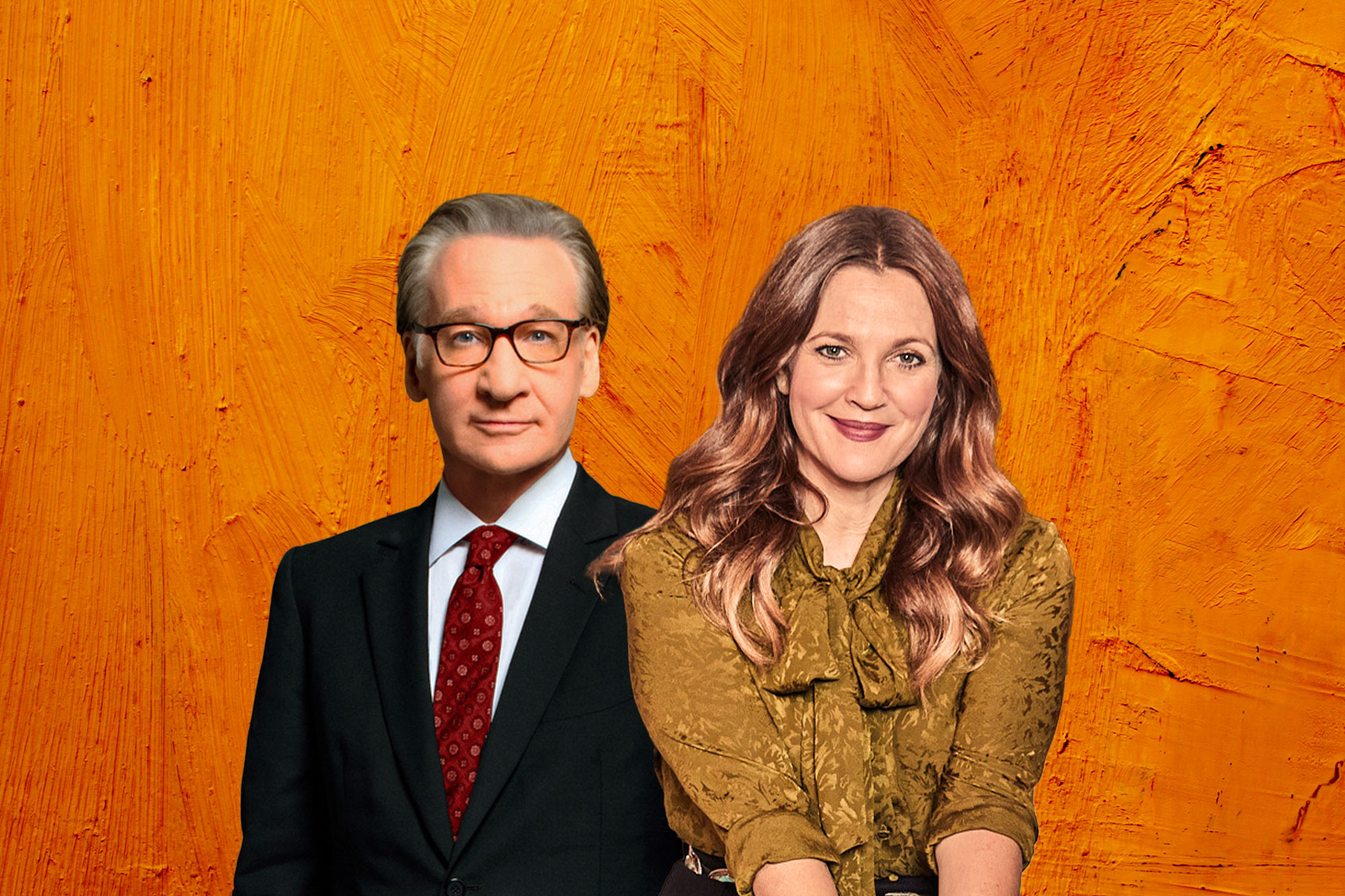 Bill Maher and Drew Barrymore (Photo illustration by Salon/CBS/HBO)