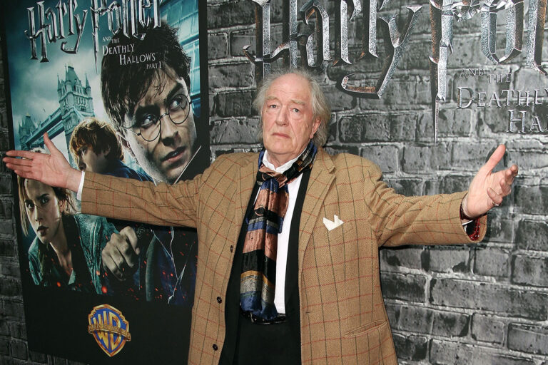 Michael Gambon attends the grand opening of Harry Potter: The Exhibition at the Discovery Times Square Exposition Center on April 4, 2011 in New York City. (Taylor Hill/FilmMagic/Getty Images)