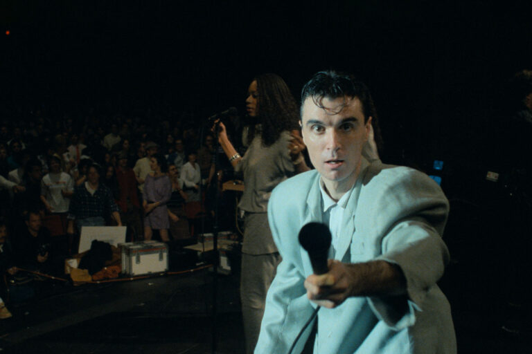 Lynn Mabry and David Byrne. Stop Making Sense. (Jordan Cronenweth / A24)