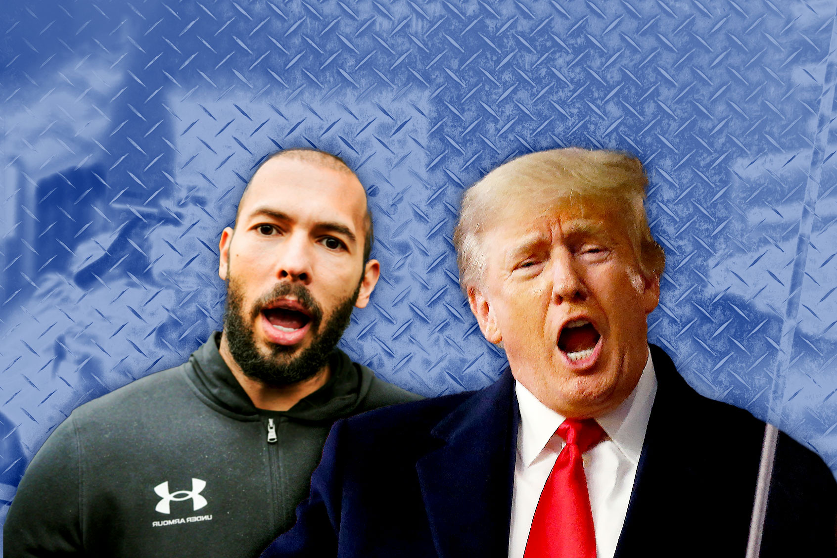 Andrew Tate and Donald Trump (Photo illustration by Salon/Getty Images)