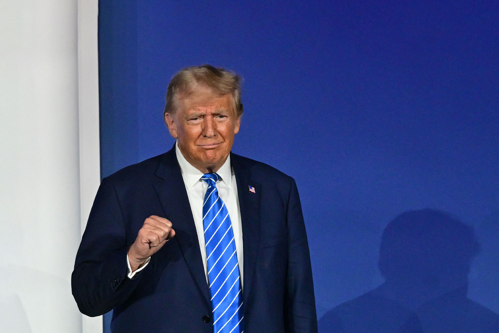 Former US president and Republican presidential candidate Donald Trump (FREDERIC J. BROWN/AFP via Getty Images)