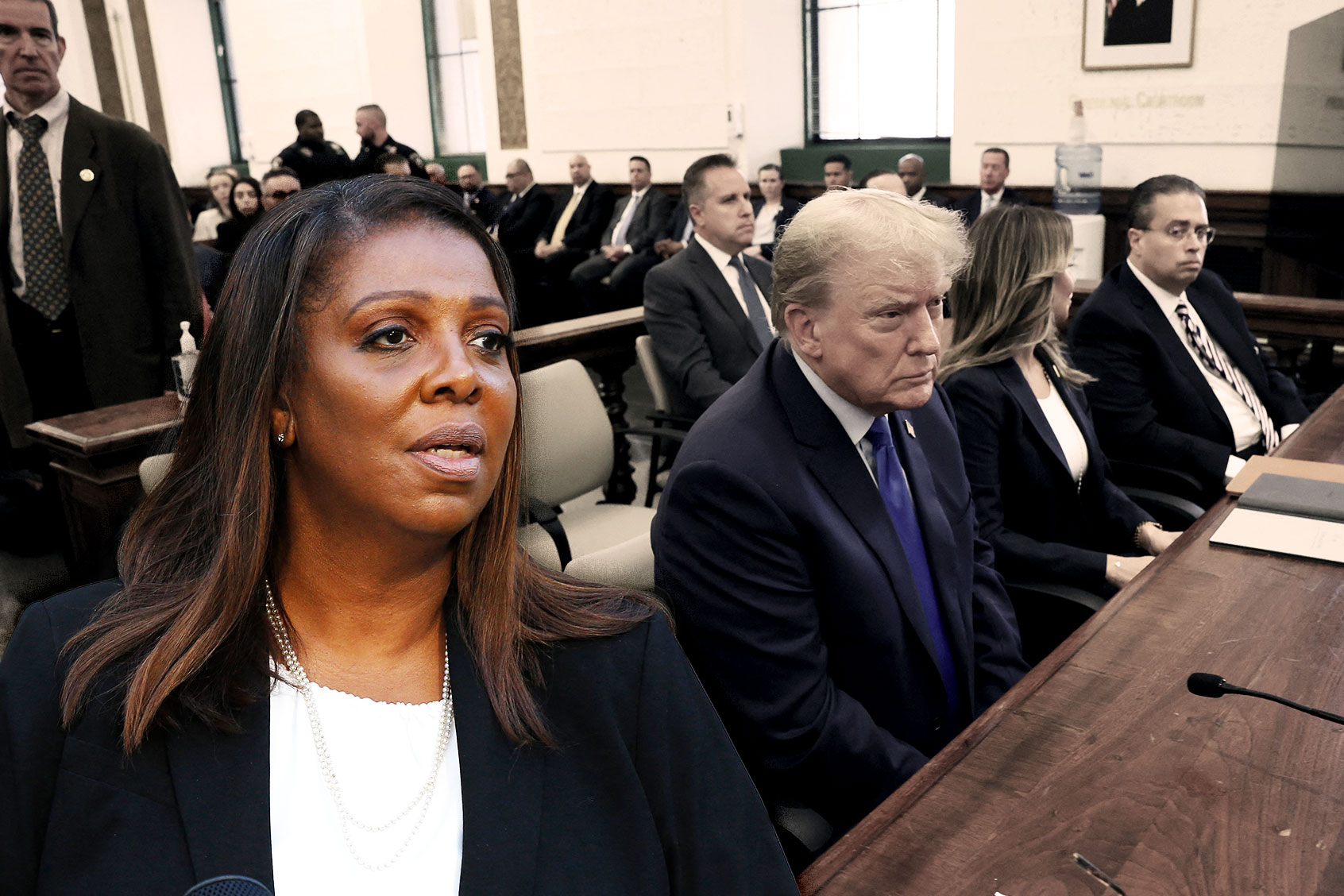 Letitia James and Donald Trump (Photo illustration by Salon/Getty Images)