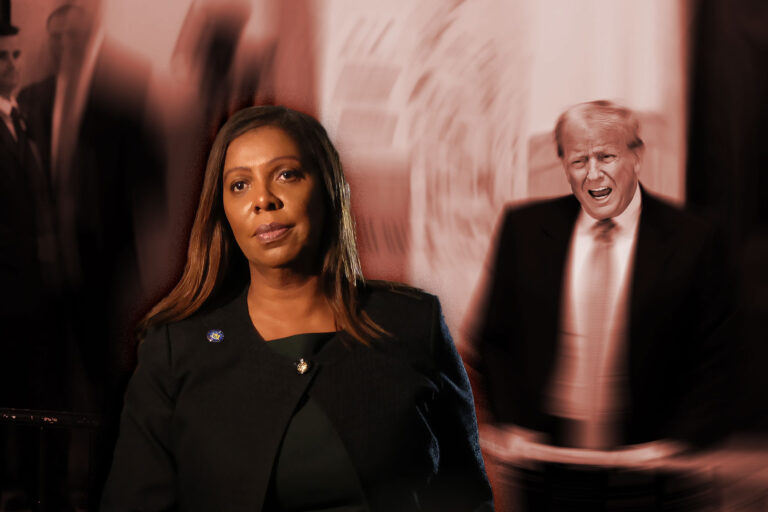 Letitia James and Donald Trump (Photo illustration by Salon/Getty Images)