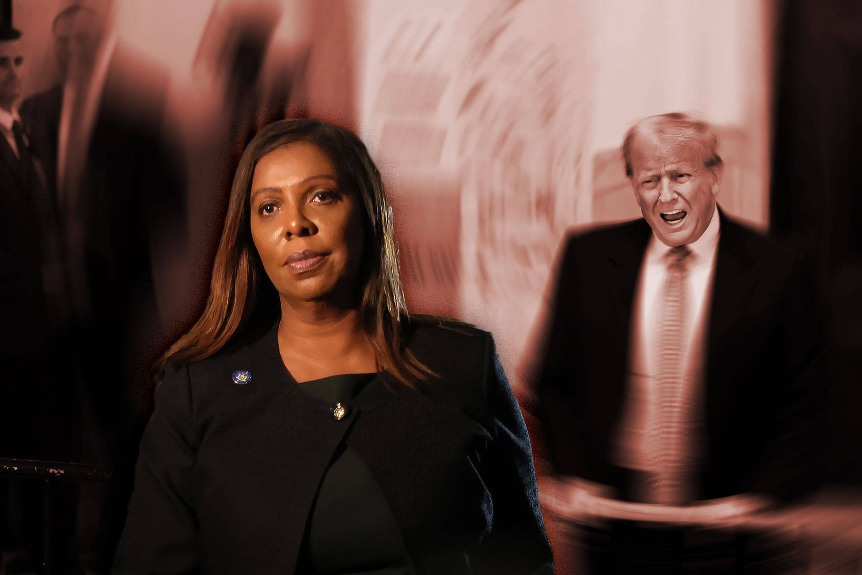 Letitia James and Donald Trump (Photo illustration by Salon/Getty Images)