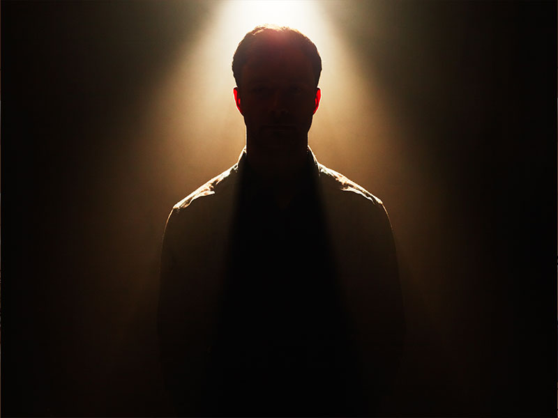 Man in silhouette