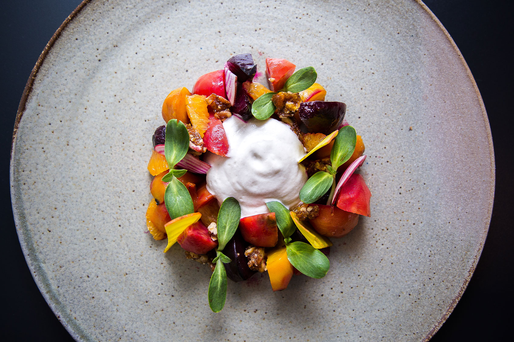 Roasted Beet Salad (Photo courtesy of Fairmont Pacific Rim)