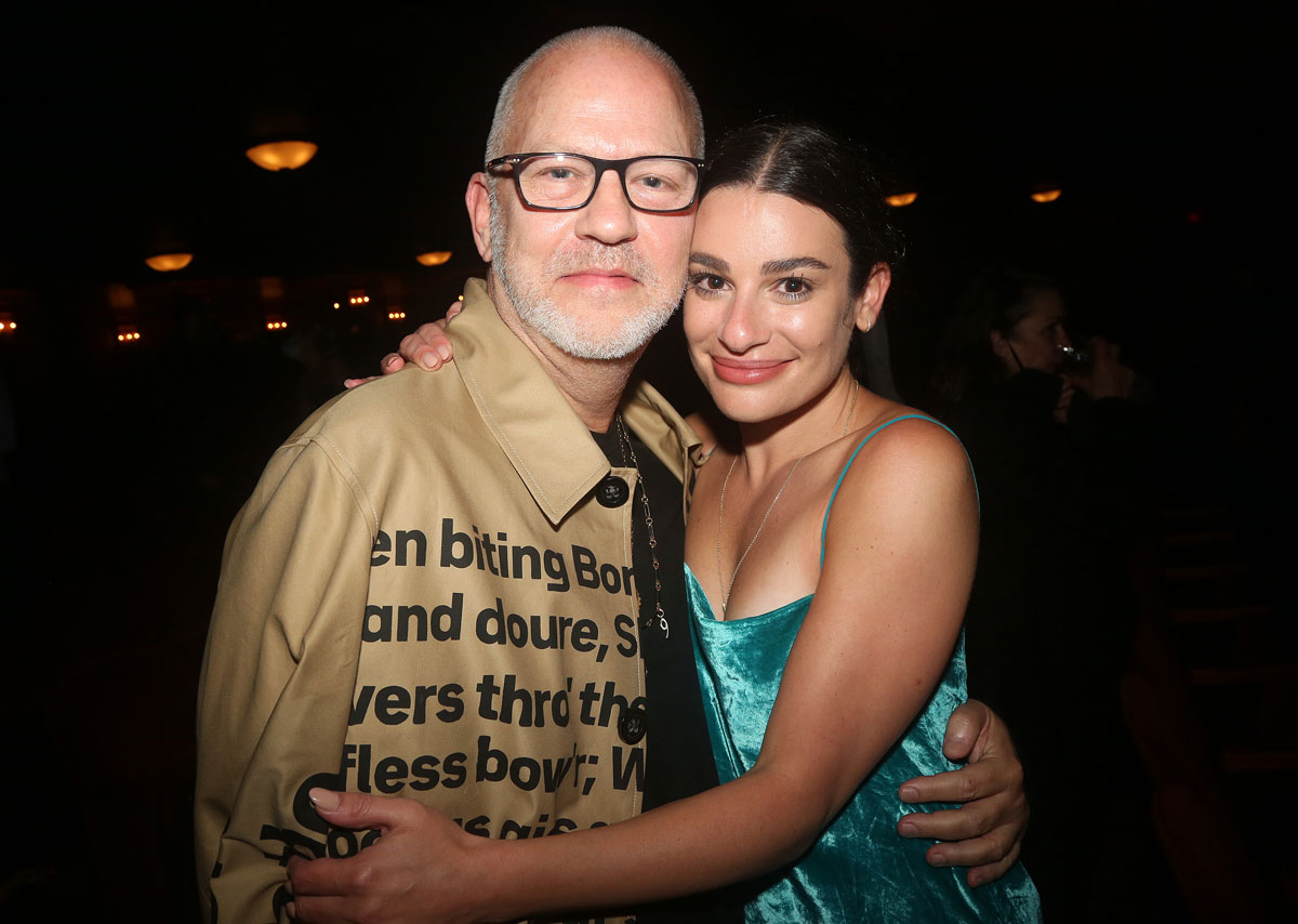 Ryan Murphy and Lea Michele