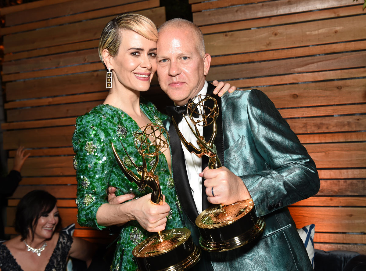 Sarah Paulson and Ryan Murphy