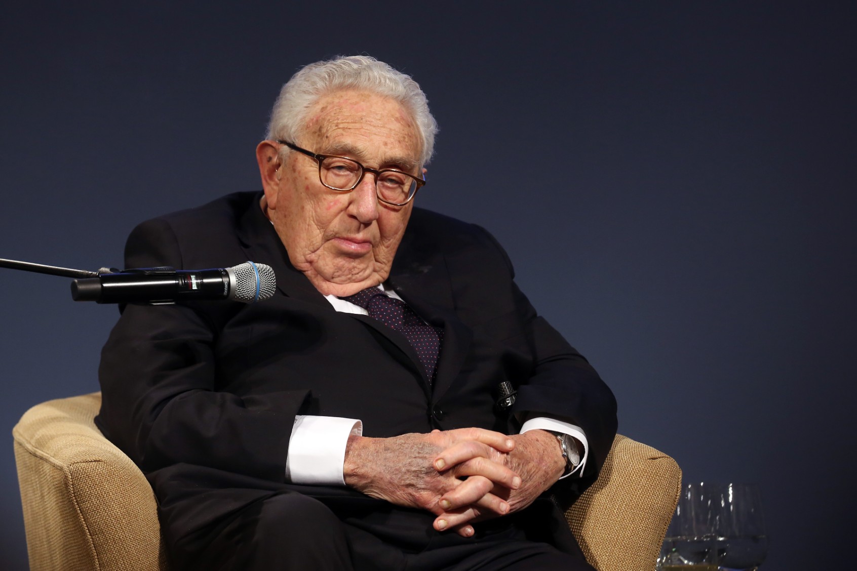 Former United States Secretary of State and National Security Advisor Henry Kissinger attends the ceremony for the Henry A. Kissinger Prize on January 21, 2020 in Berlin, Germany. (Adam Berry/Getty Images)