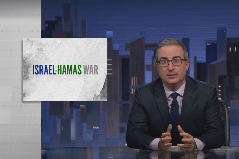 John Oliver on "Last Week Tonight" (HBO)