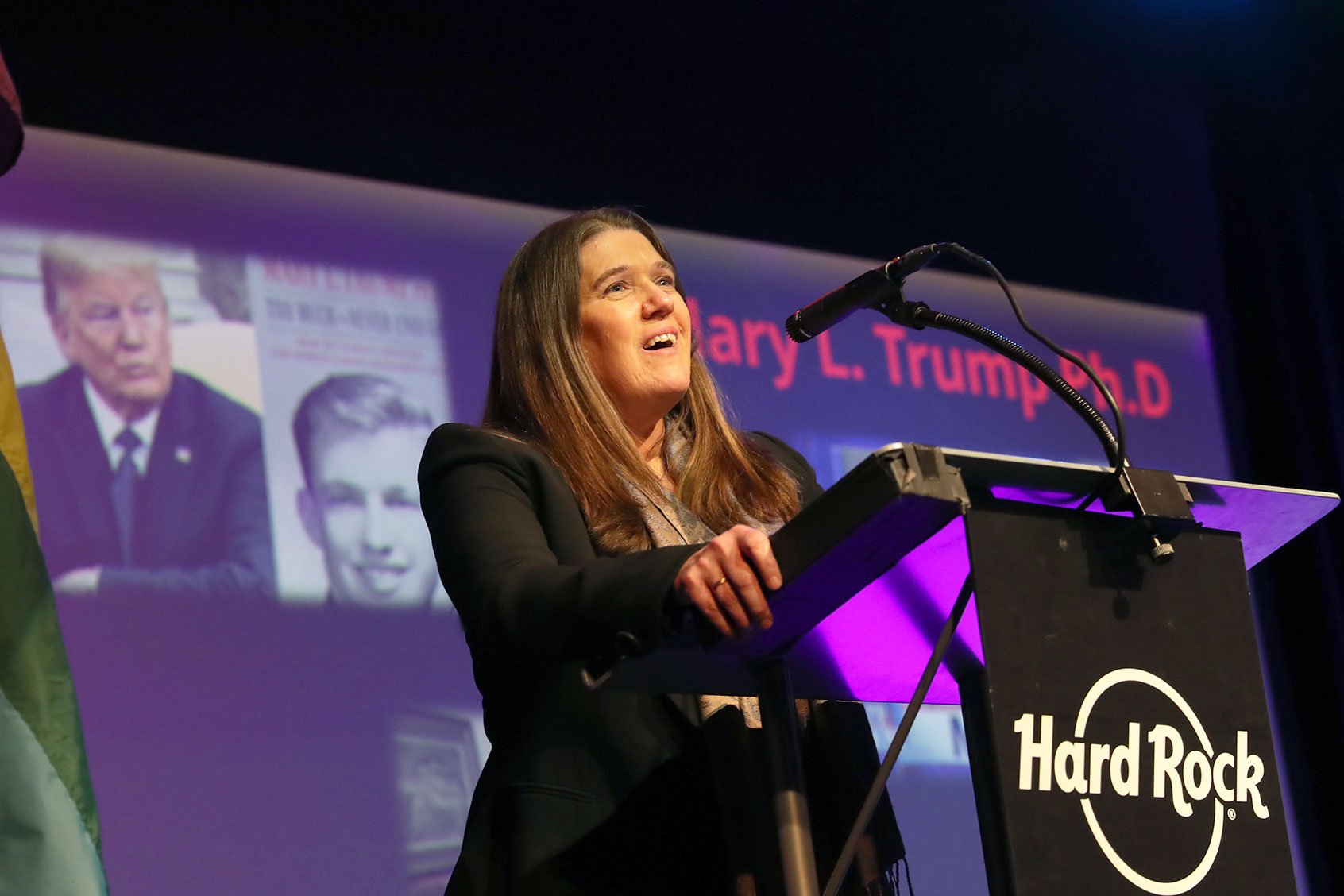 Mary L. Trump speaks during Jim Owles Winter Pride Gala Award Ceremony at Hard Rock Cafe - Times Square on January 20, 2023 in New York City. (Johnny Nunez/WireImage)