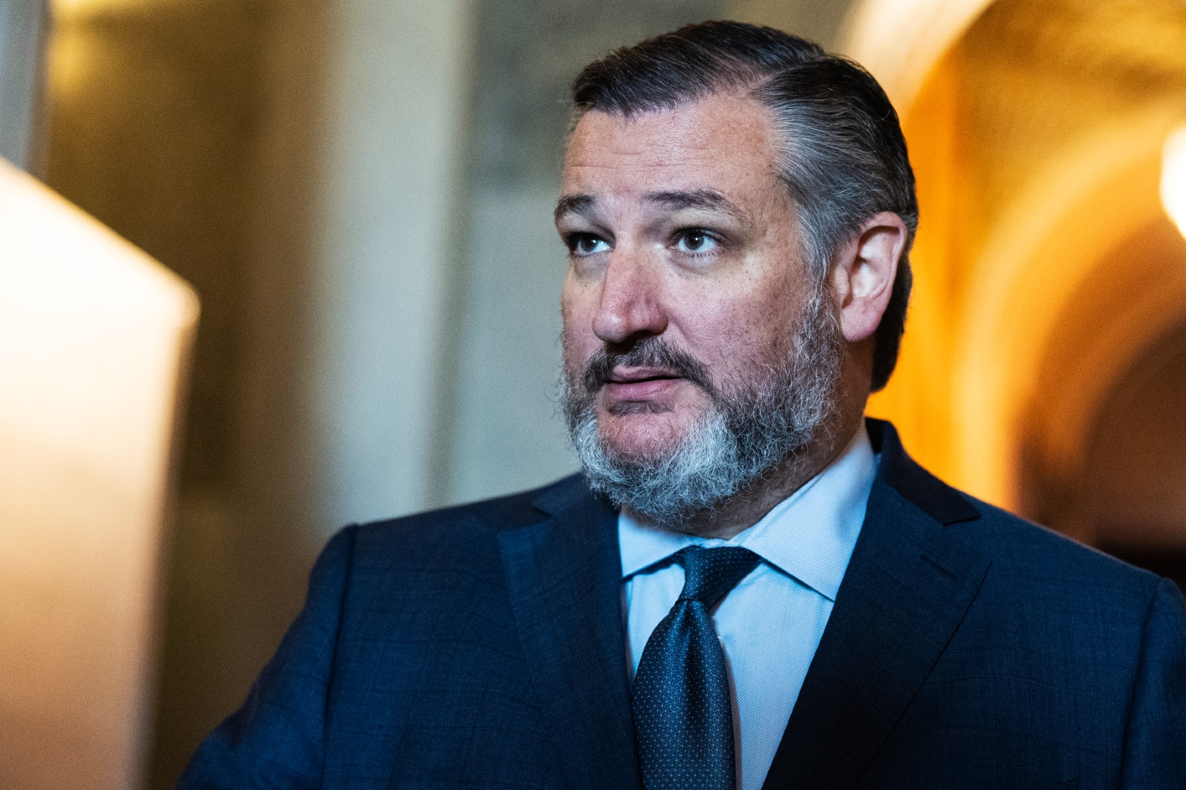 Sen. Ted Cruz, R-Texas, is seen in the U.S. Capitol on Wednesday, September 6, 2023. (Tom Williams/CQ-Roll Call, Inc via Getty Images)