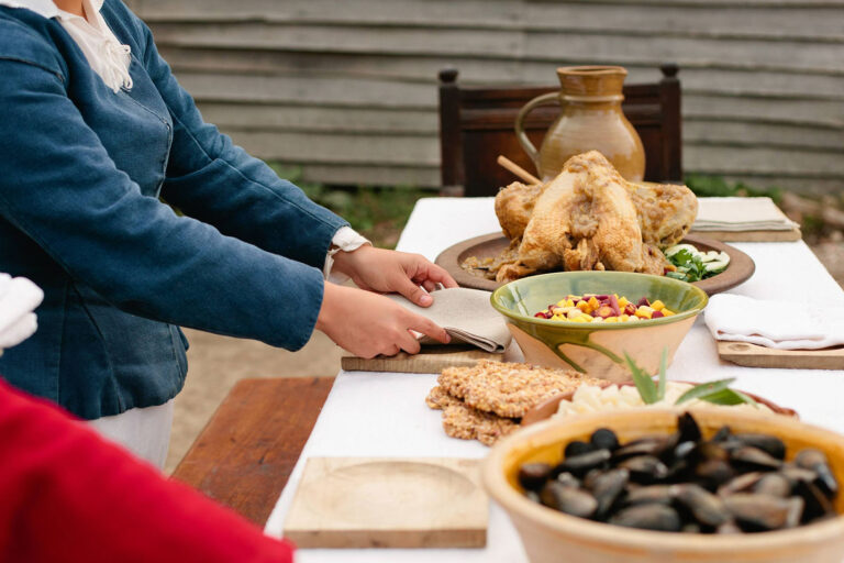 Thanksgiving Turkey at Plimoth Patuxet (Courtesy of Plimoth Patuxet Museums)