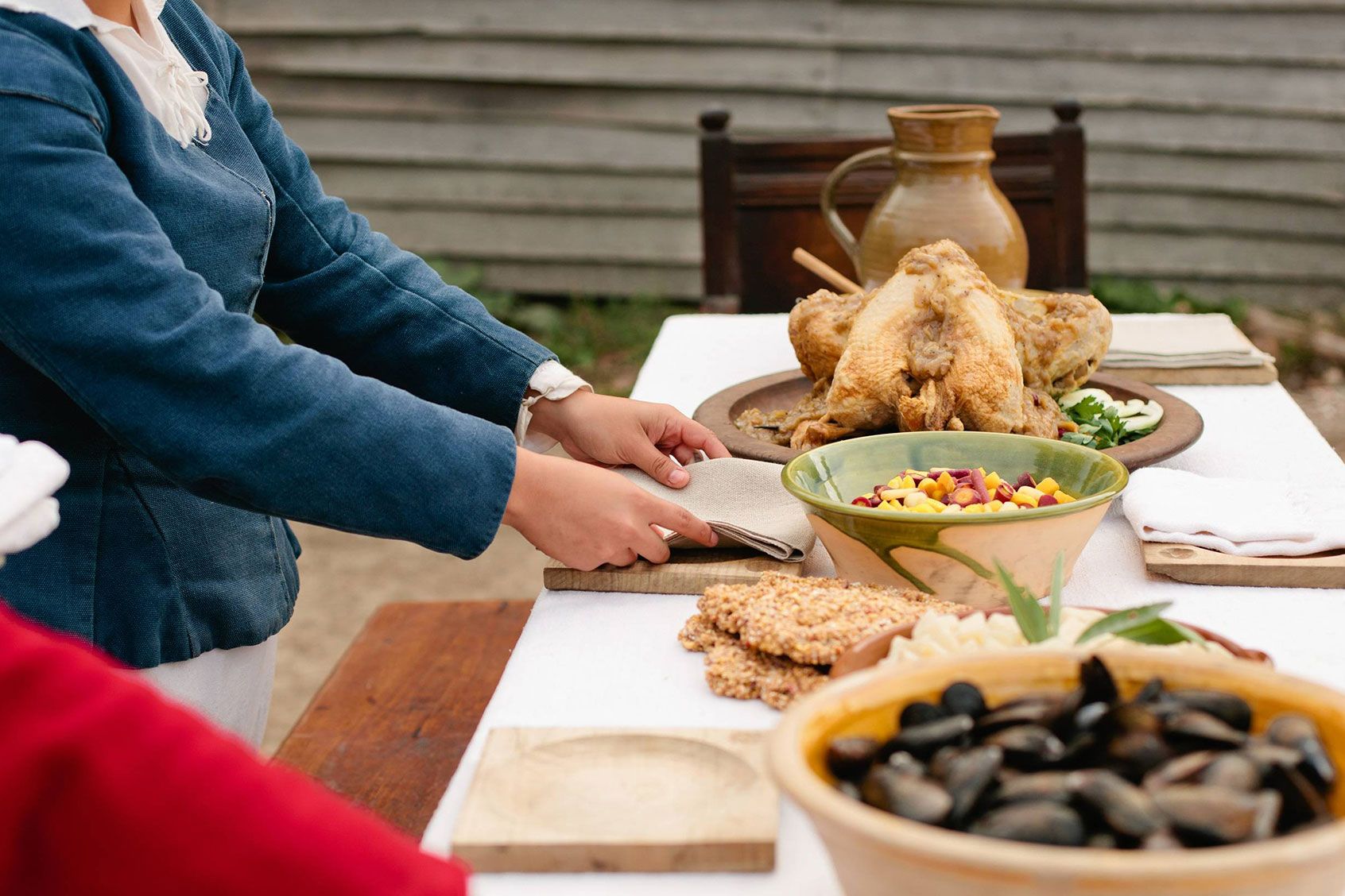 Thanksgiving Turkey at Plimoth Patuxet (Courtesy of Plimoth Patuxet Museums)