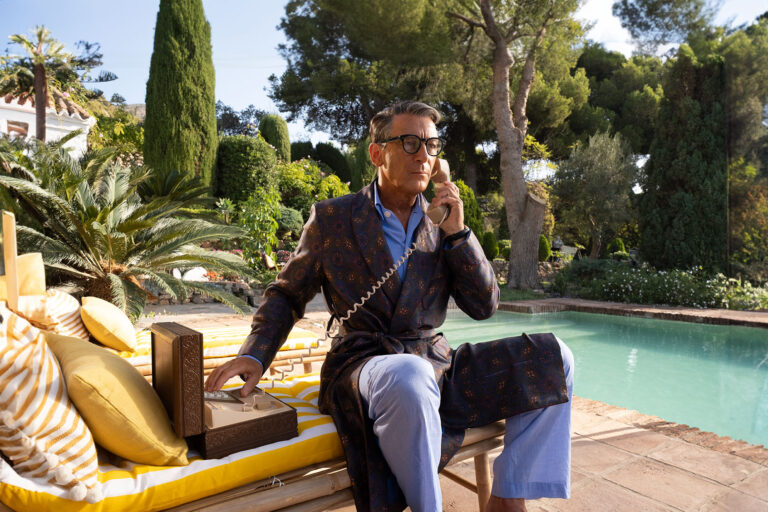 Jason Isaacs as Cary Grant in "Archie" (Matt Squire / ITV Studios)