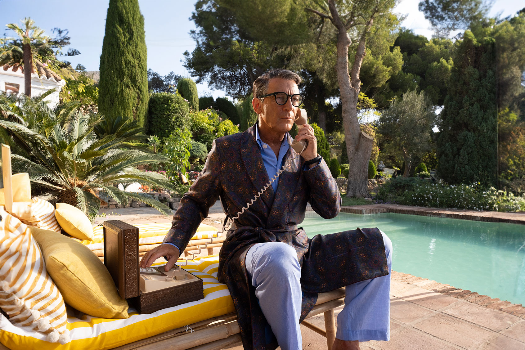 Jason Isaacs as Cary Grant in "Archie" (Matt Squire / ITV Studios)