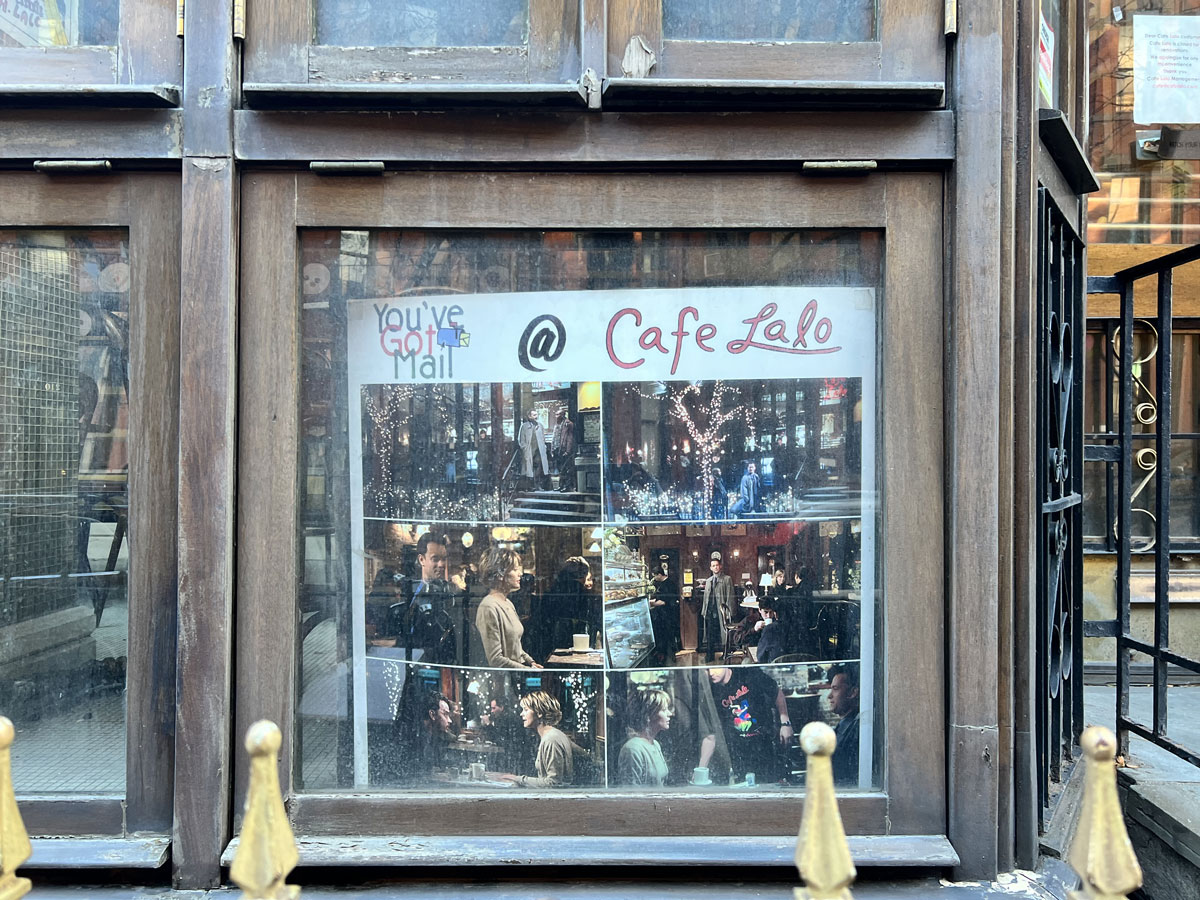 Cafe Lalo in You've Got Mail