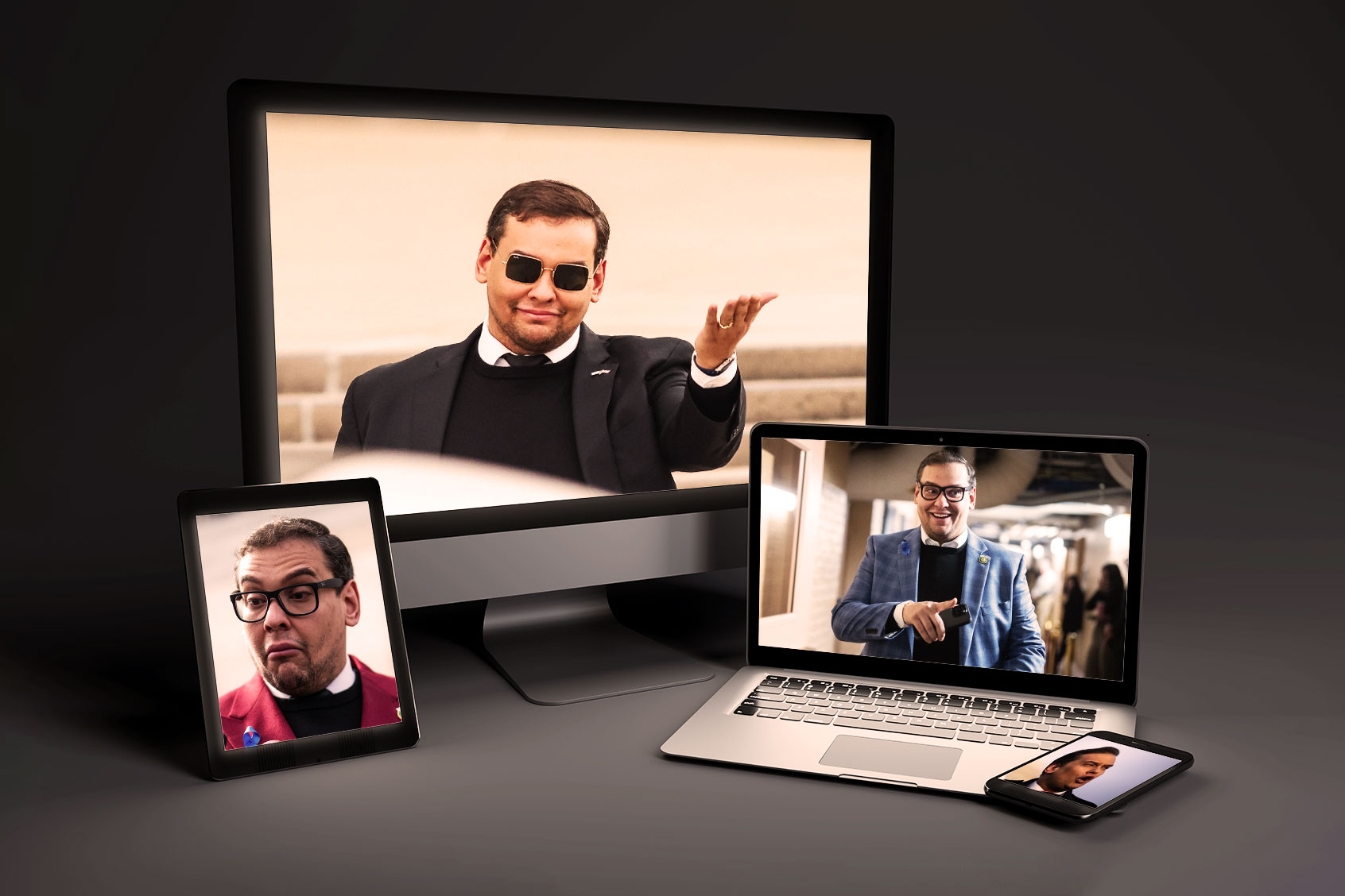 Digital Shrine to George Santos (Photo illustration by Salon/Getty Images)
