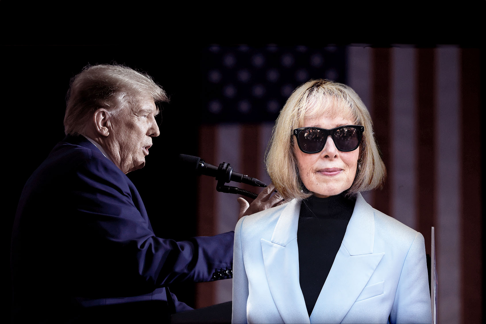 Donald Trump and E. Jean Carroll (Photo illustration by Salon/Getty Images)