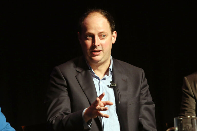 Nate Silver speaks at "On The Fault Lines: Decision 2018" Midterm Election Panel on October 25, 2018 in New York City. (Krista Kennell/Patrick McMullan via Getty Images)