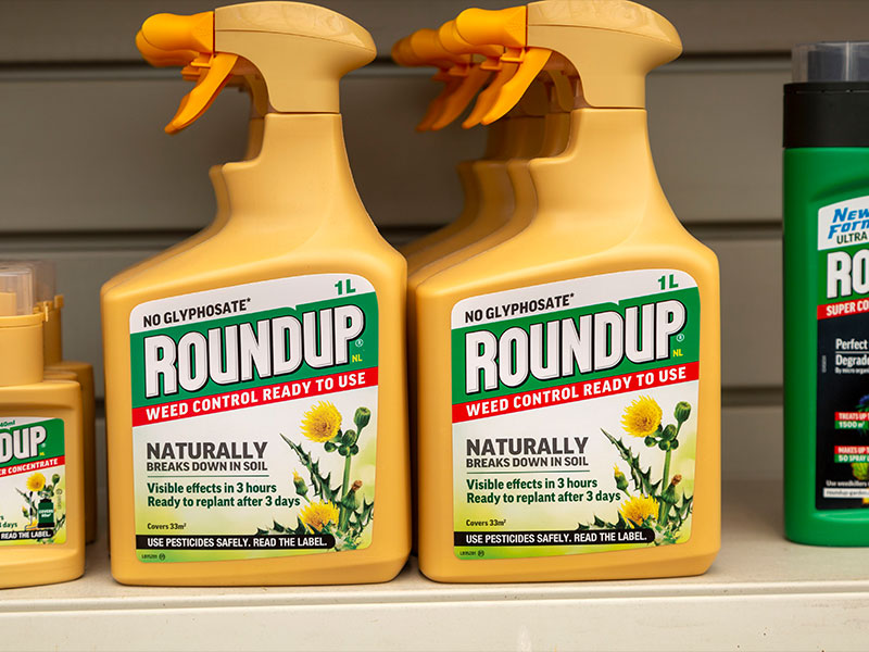 Roundup no Glyphospahte weed killer