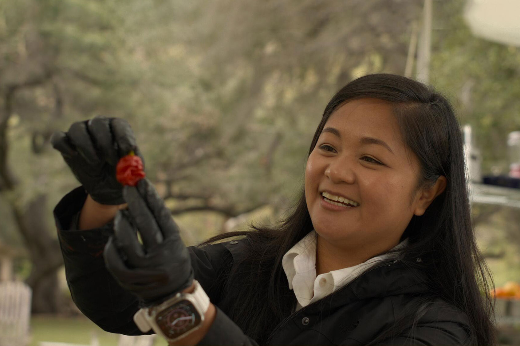 Aurea DeGuzman in “Superhot: The Spicy World of Pepper People” (Photo courtesy of Hulu)